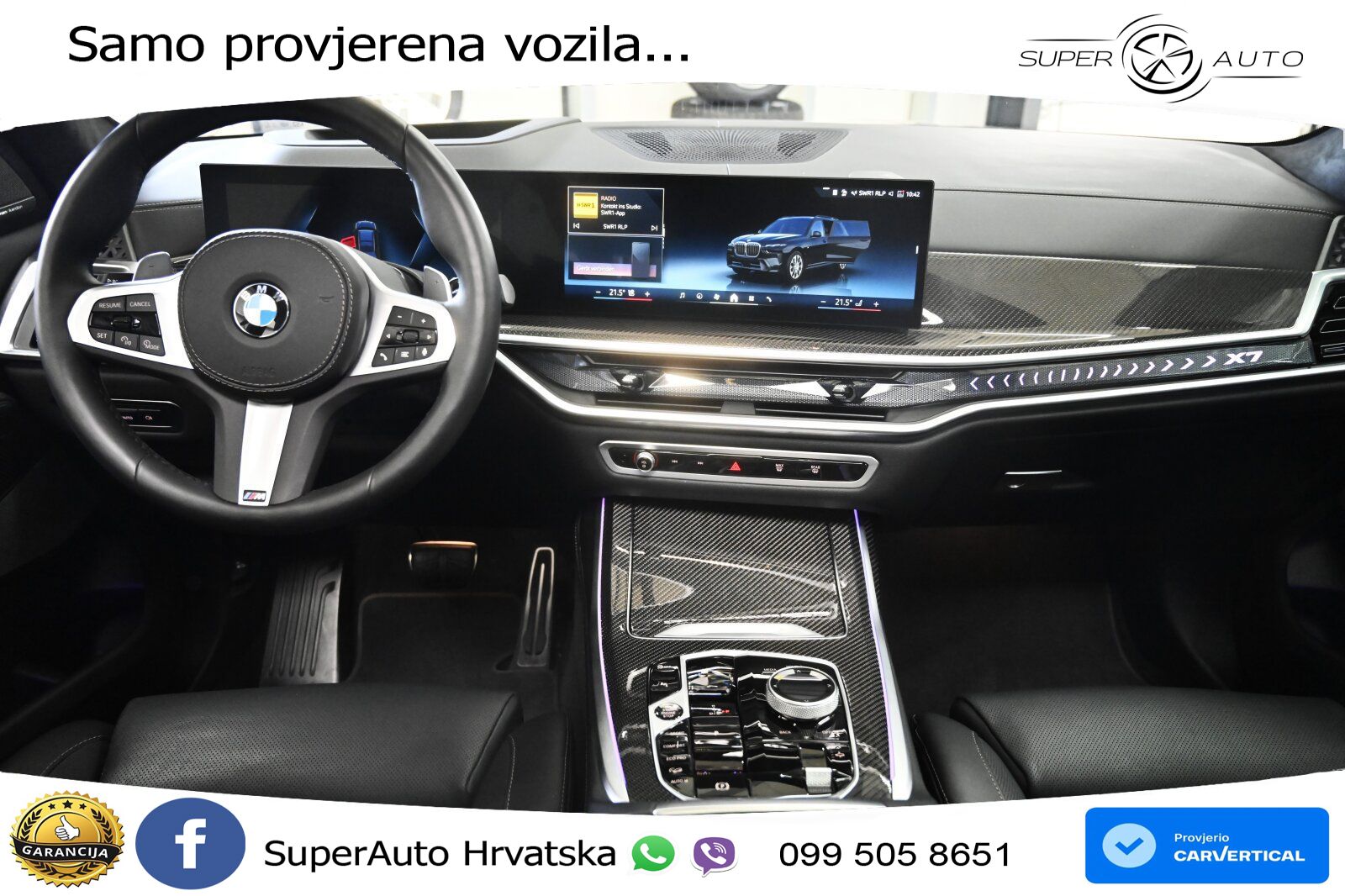BMW X7 40d (352 KS) xDrive Steptronic M Sport LED+GR SJED+ACC
