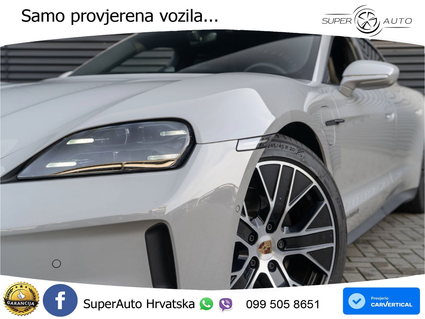 Porsche Taycan Sport Turismo 105 kWh (435 KS)