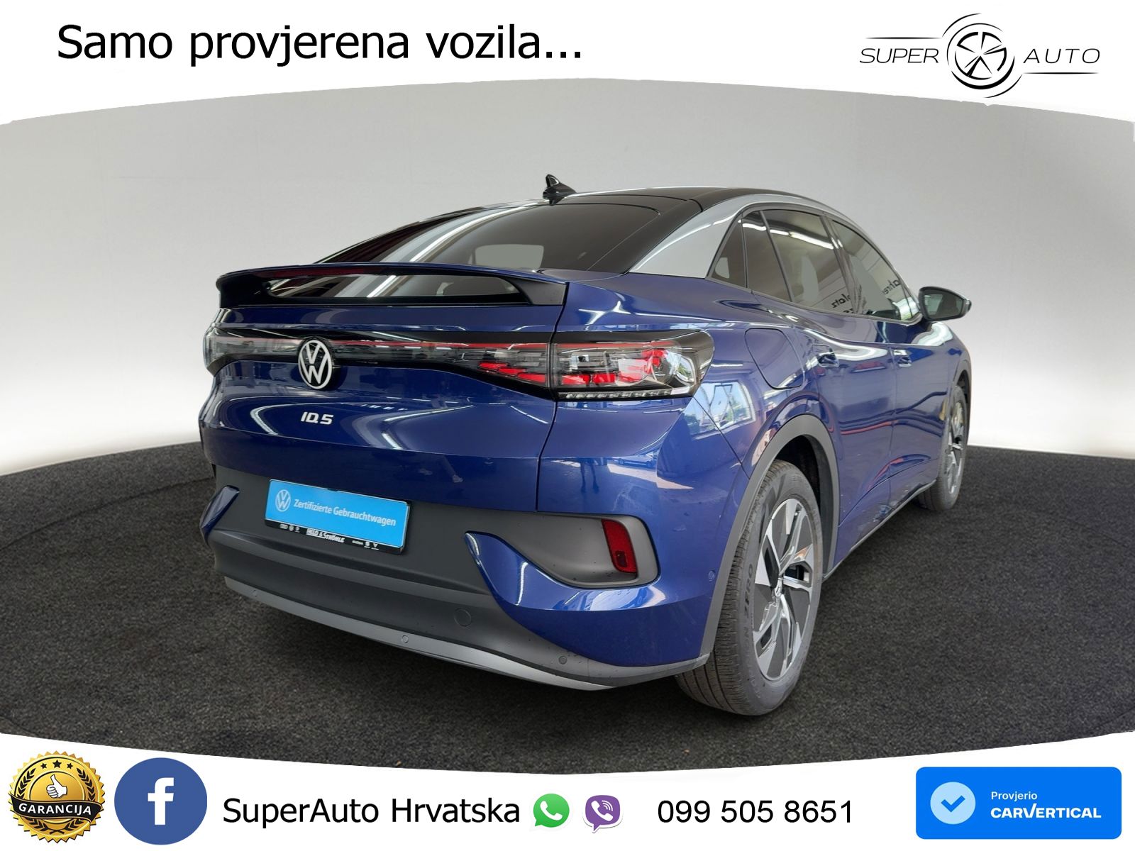 Volkswagen ID.5 Pure 55 kWh (170 KS) LED+GR SJED+ACC
