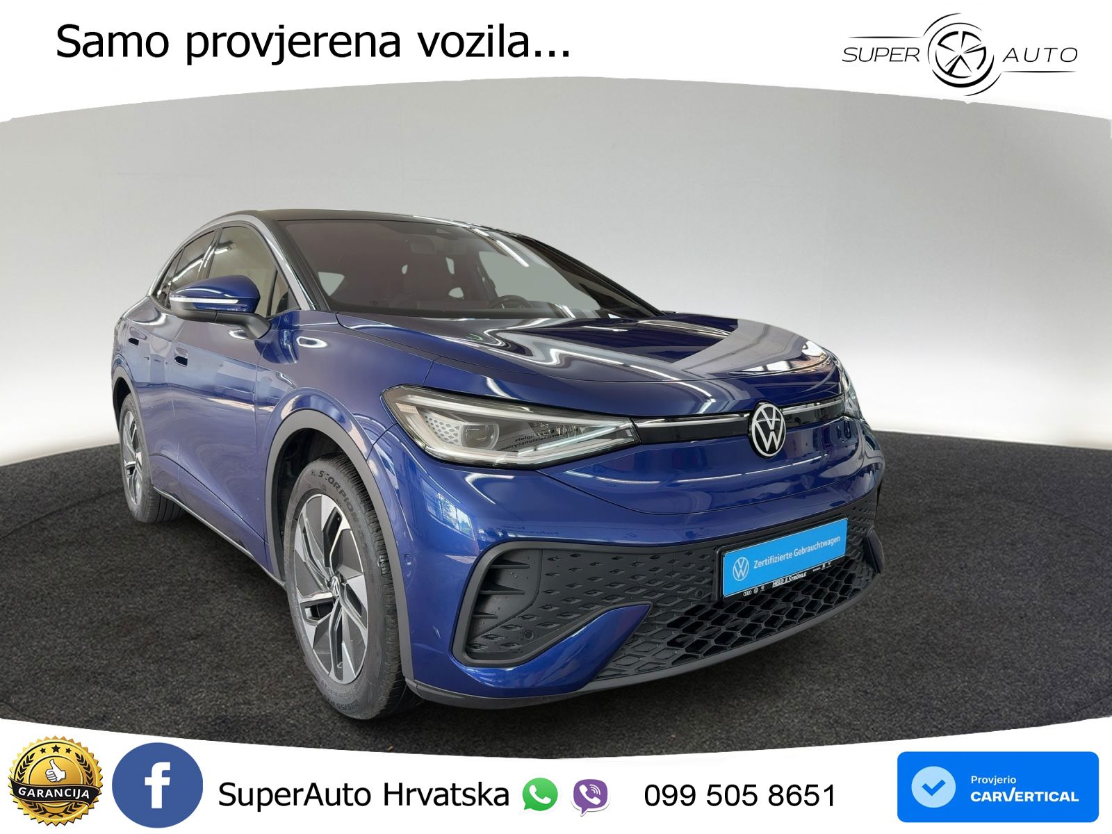 Volkswagen ID.5 Pure 55 kWh (170 KS) LED+GR SJED+ACC