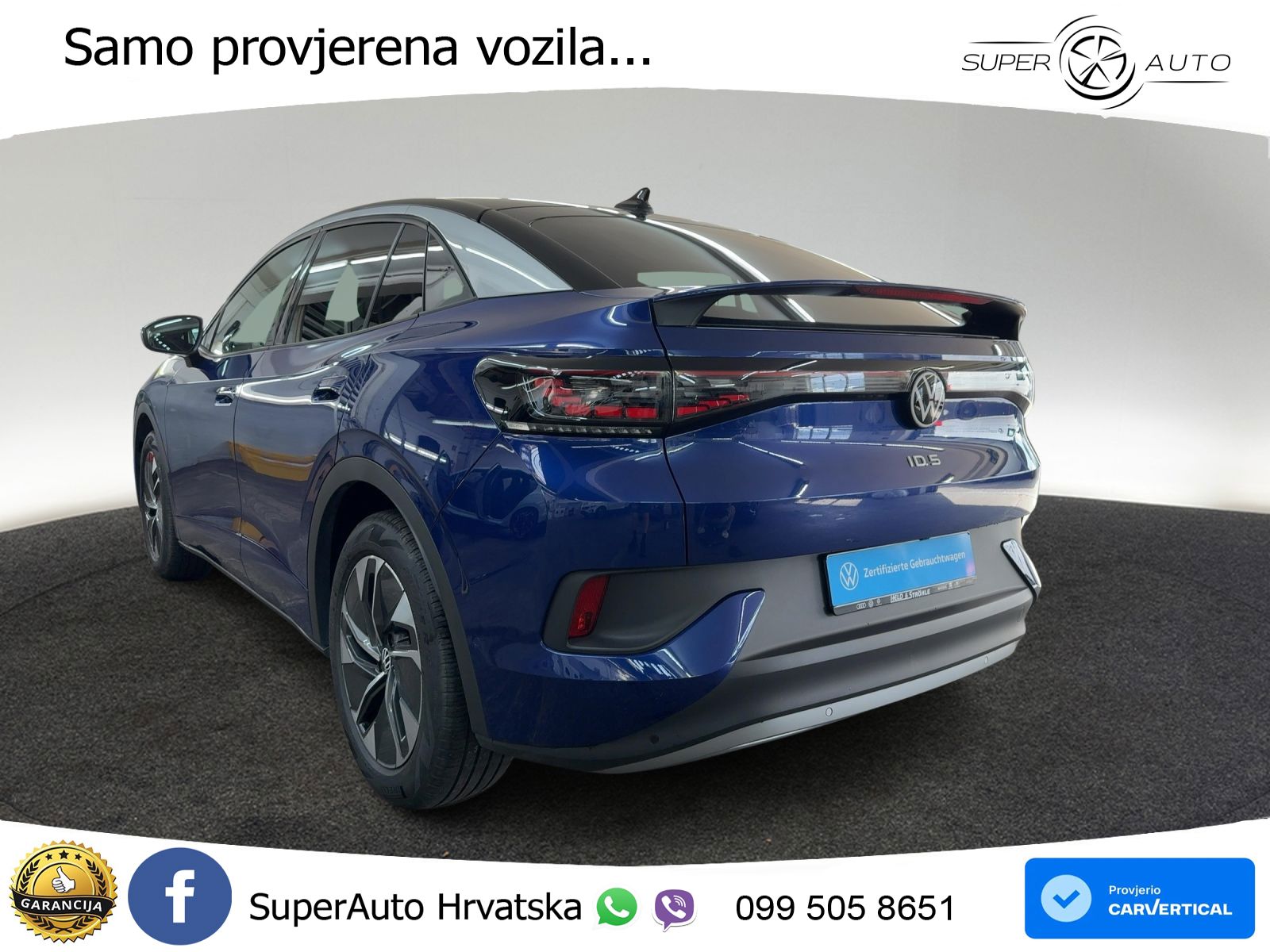 Volkswagen ID.5 Pure 55 kWh (170 KS) LED+GR SJED+ACC