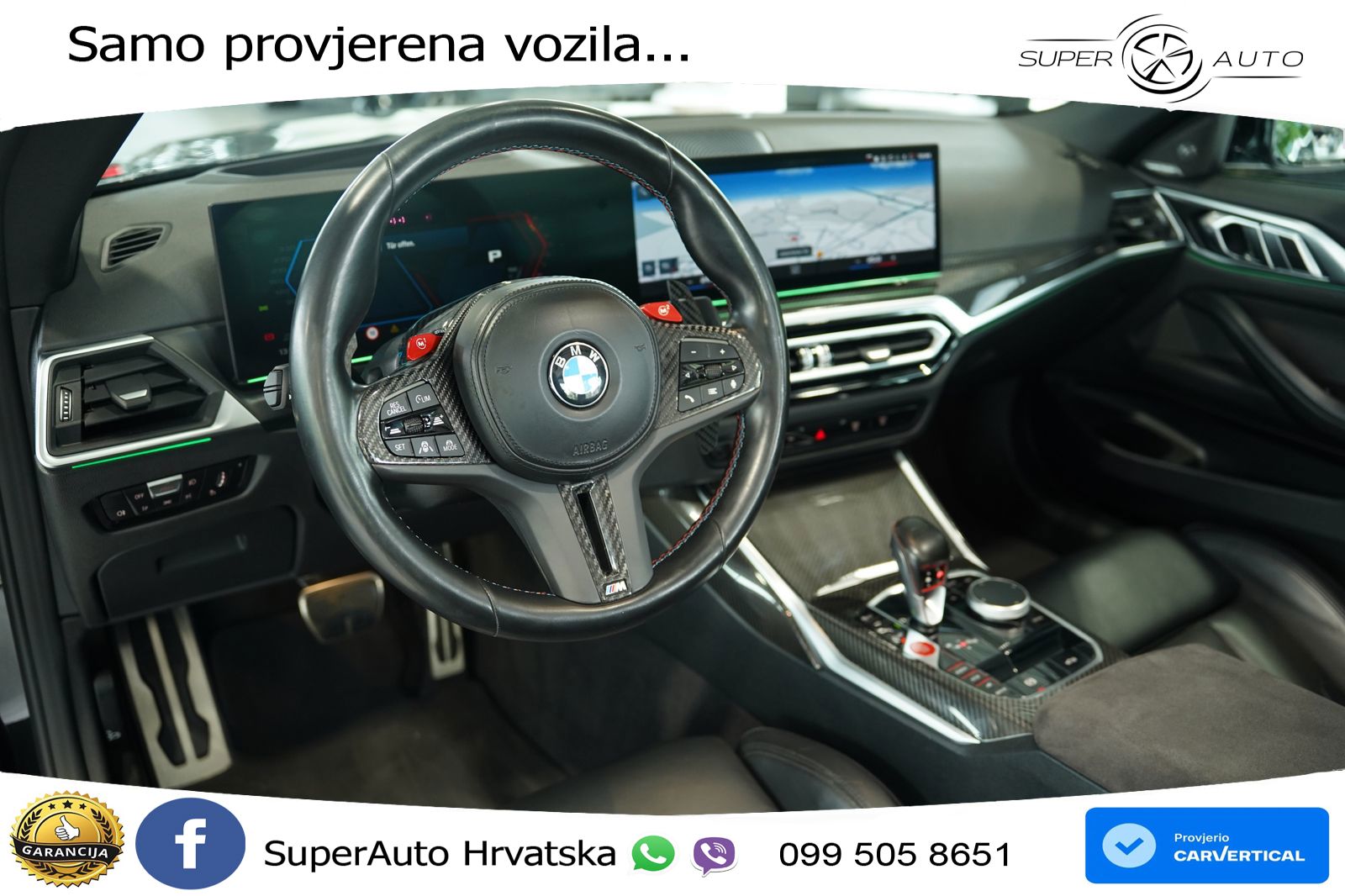 BMW M4 Competition 3.0 (510 KS) Steptronic LED+GR SJED+ACC