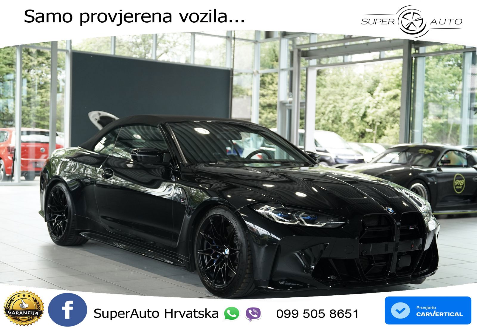 BMW M4 Competition 3.0 (510 KS) Steptronic LED+GR SJED+ACC
