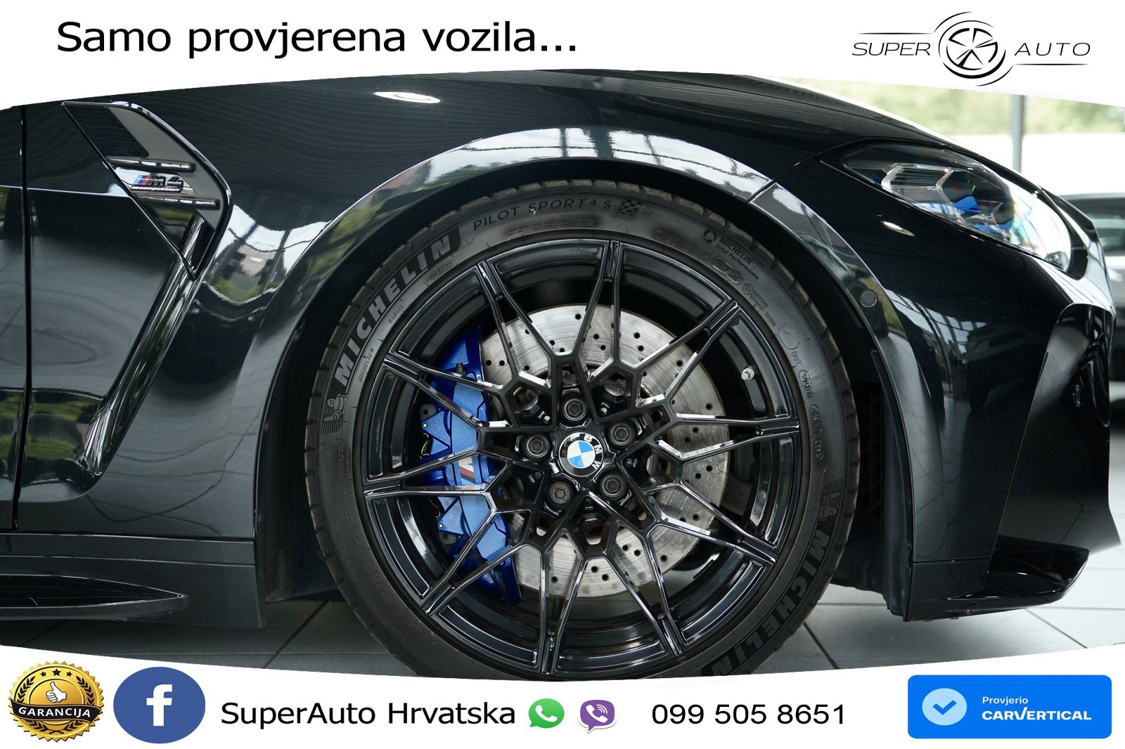 BMW M4 Competition 3.0 (510 KS) Steptronic LED+GR SJED+ACC