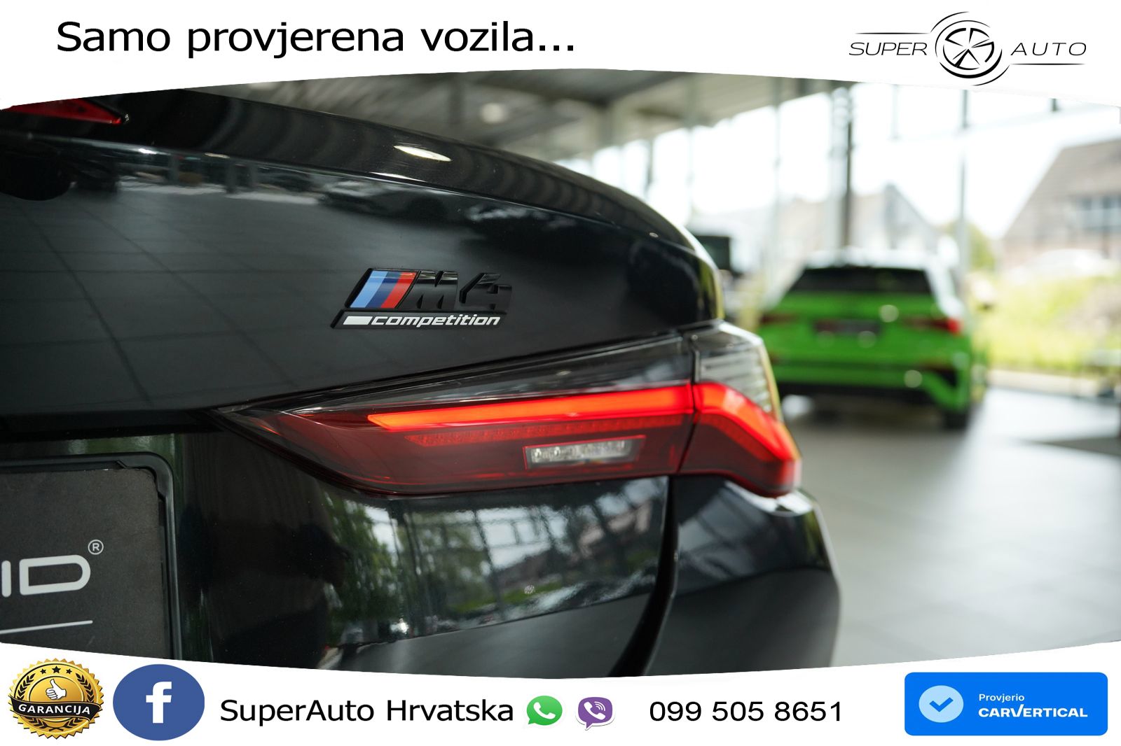 BMW M4 Competition 3.0 (510 KS) Steptronic LED+GR SJED+ACC