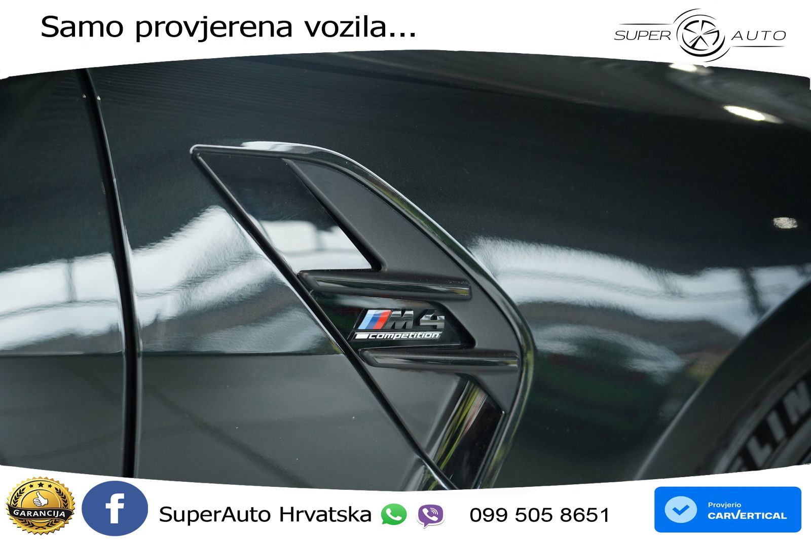 BMW M4 Competition 3.0 (510 KS) Steptronic LED+GR SJED+ACC