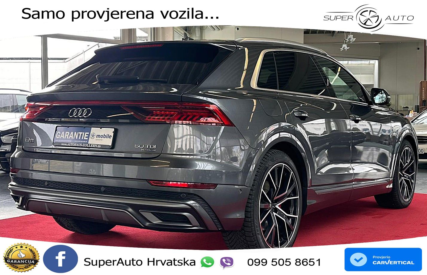 Audi Q8 50 TDI V6 (286 KS) quattro Tiptronic