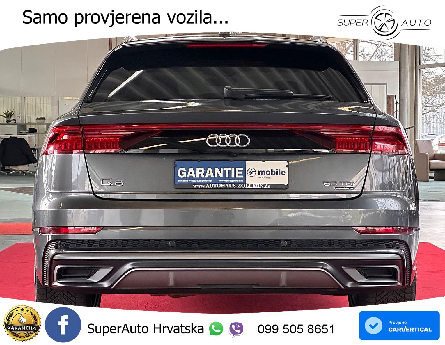 Audi Q8 50 TDI V6 (286 KS) quattro Tiptronic