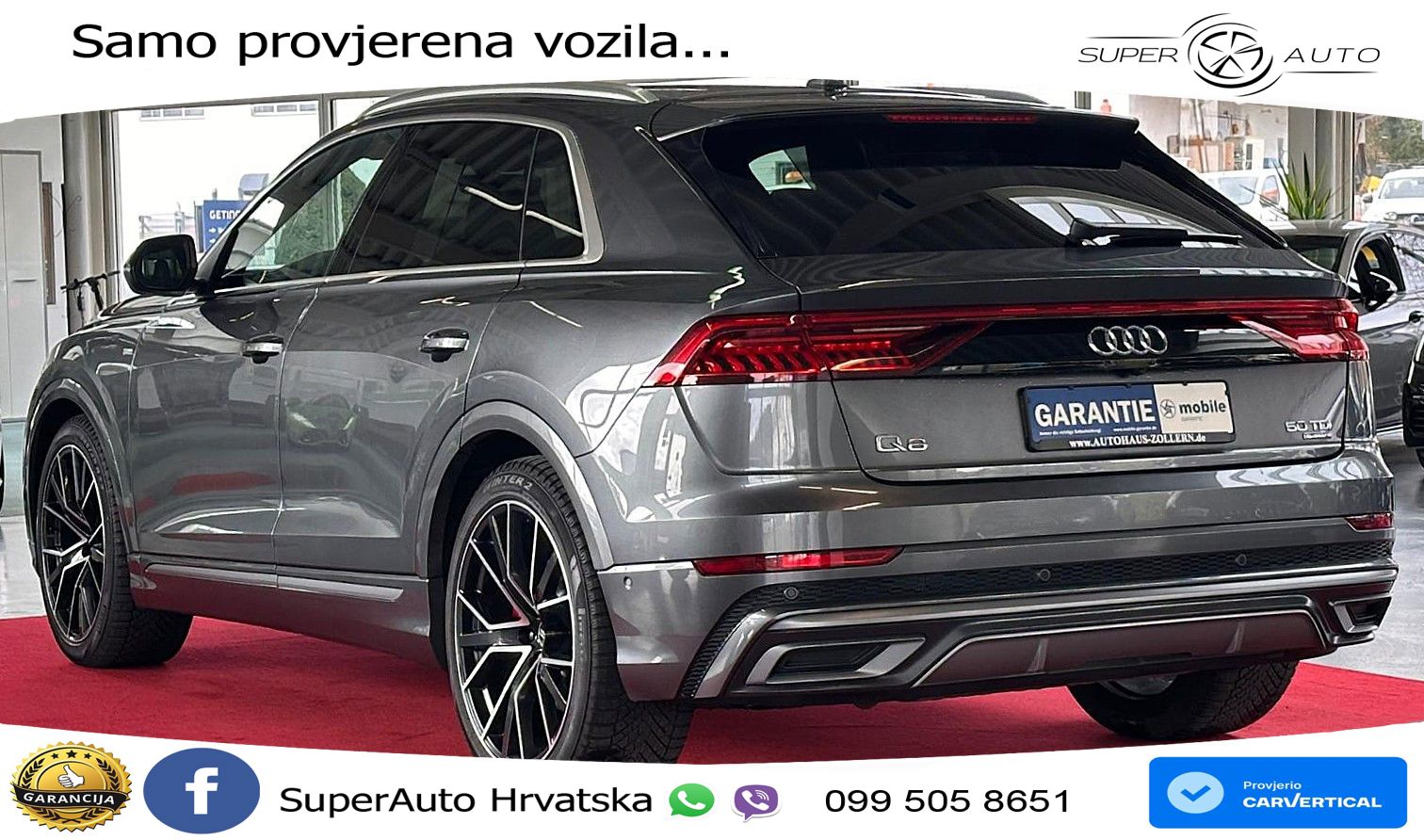 Audi Q8 50 TDI V6 (286 KS) quattro Tiptronic