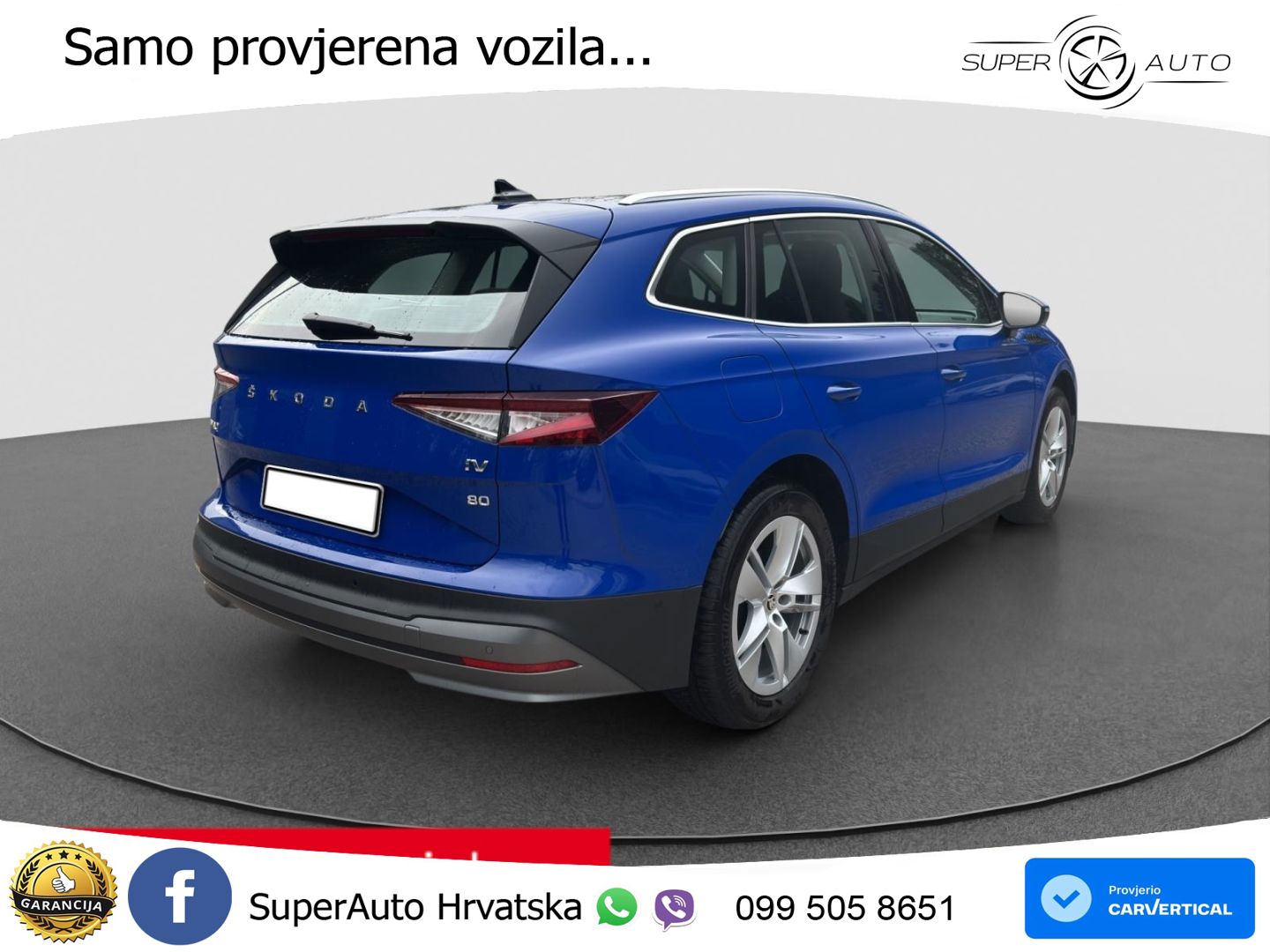 Škoda Enyaq iV 80 82 kWh (204 KS) Loft LED+GR SJED+ACC