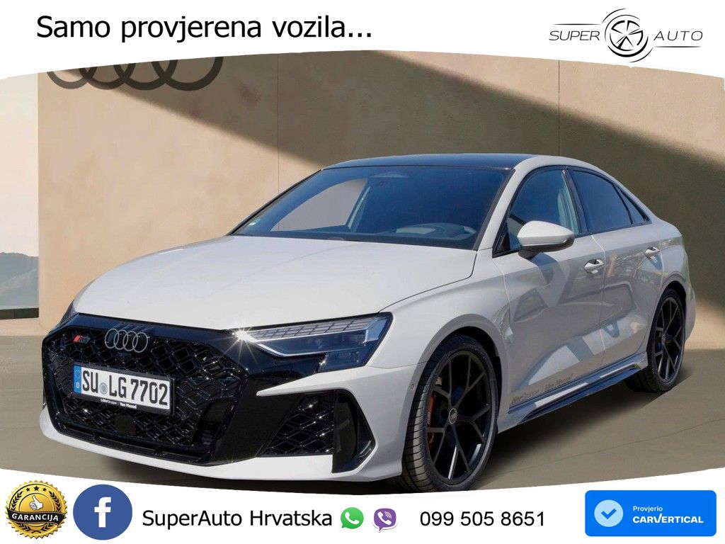 Audi RS3 Sedan 2.5 TFSI (400 KS) quattro S tronic LED+GR SJED+ACC