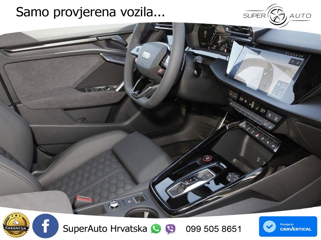 Audi RS3 Sedan 2.5 TFSI (400 KS) quattro S tronic LED+GR SJED+ACC