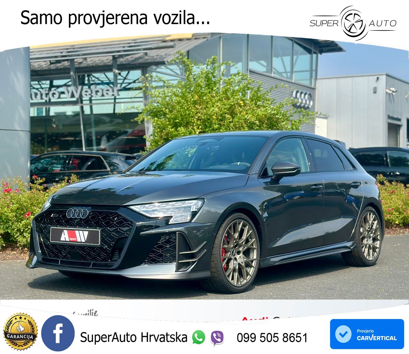 Audi RS3 Sportback 2.5 TFSI (400 KS) quattro S tronic LED+GR SJED+ACC