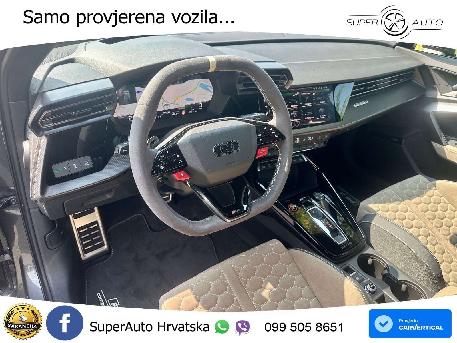 Audi RS3 Sportback 2.5 TFSI (400 KS) quattro S tronic LED+GR SJED+ACC