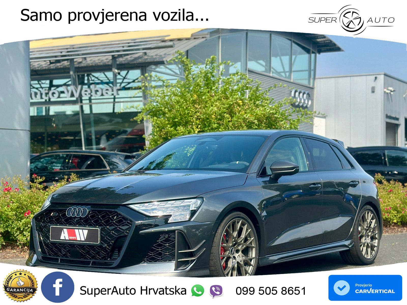 Audi RS3 Sportback 2.5 TFSI (400 KS) quattro S tronic LED+GR SJED+ACC