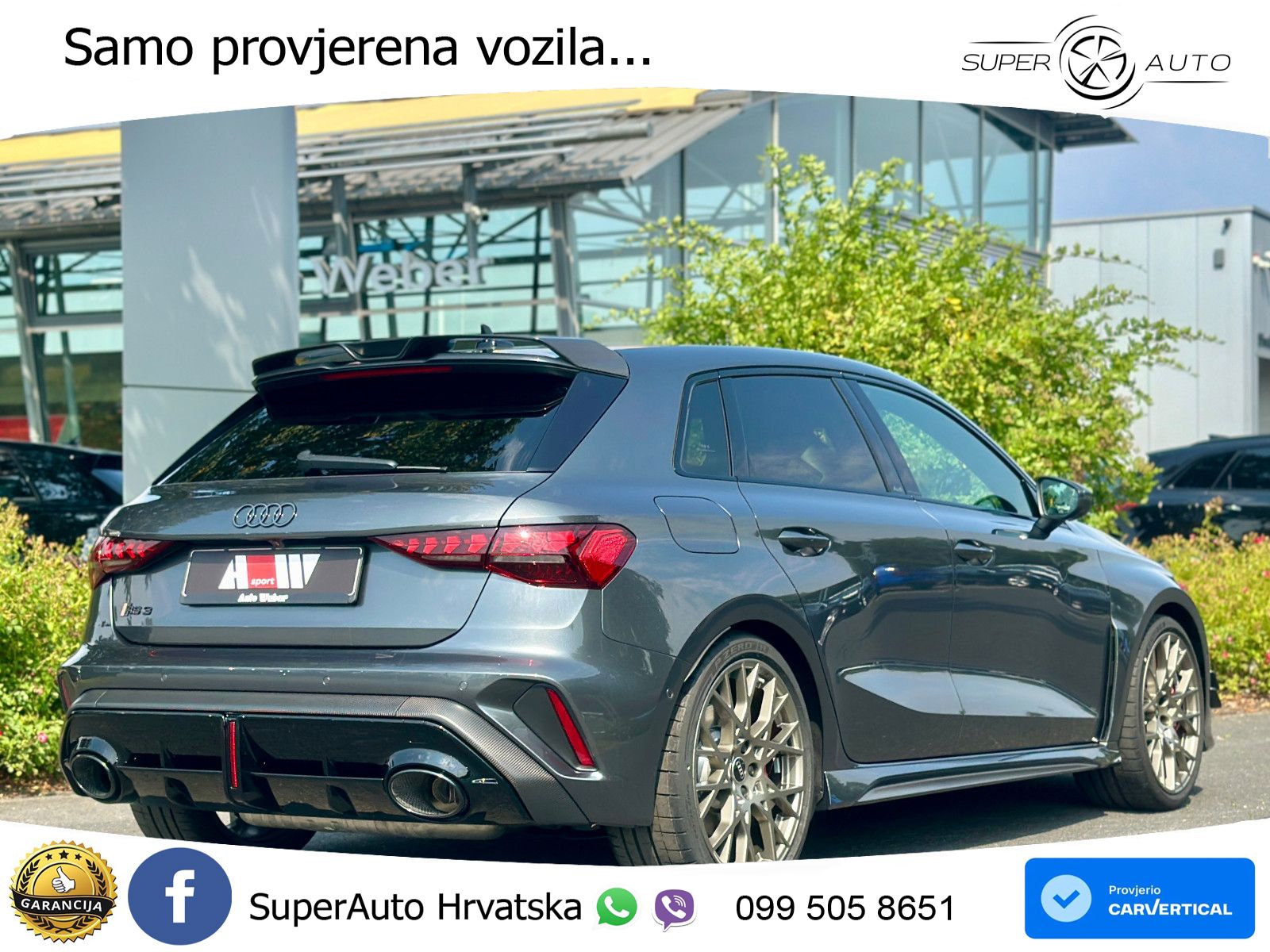 Audi RS3 Sportback 2.5 TFSI (400 KS) quattro S tronic LED+GR SJED+ACC