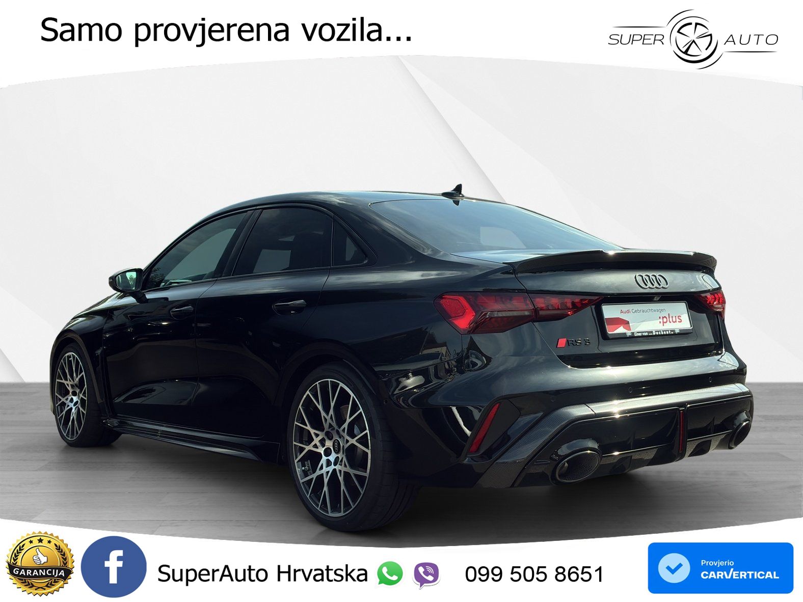 Audi RS3 Sedan 2.5 TFSI (400 KS) quattro S tronic LED+GR SJED+ACC