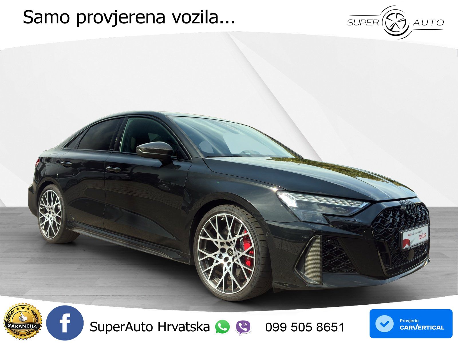 Audi RS3 Sedan 2.5 TFSI (400 KS) quattro S tronic LED+GR SJED+ACC