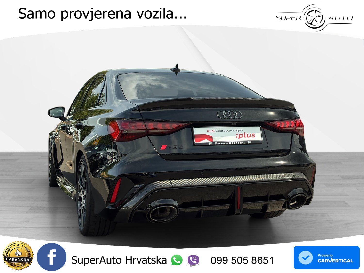 Audi RS3 Sedan 2.5 TFSI (400 KS) quattro S tronic LED+GR SJED+ACC