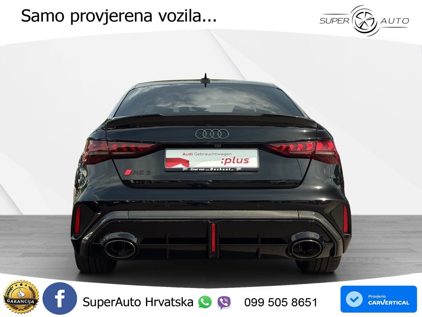 Audi RS3 Sedan 2.5 TFSI (400 KS) quattro S tronic LED+GR SJED+ACC