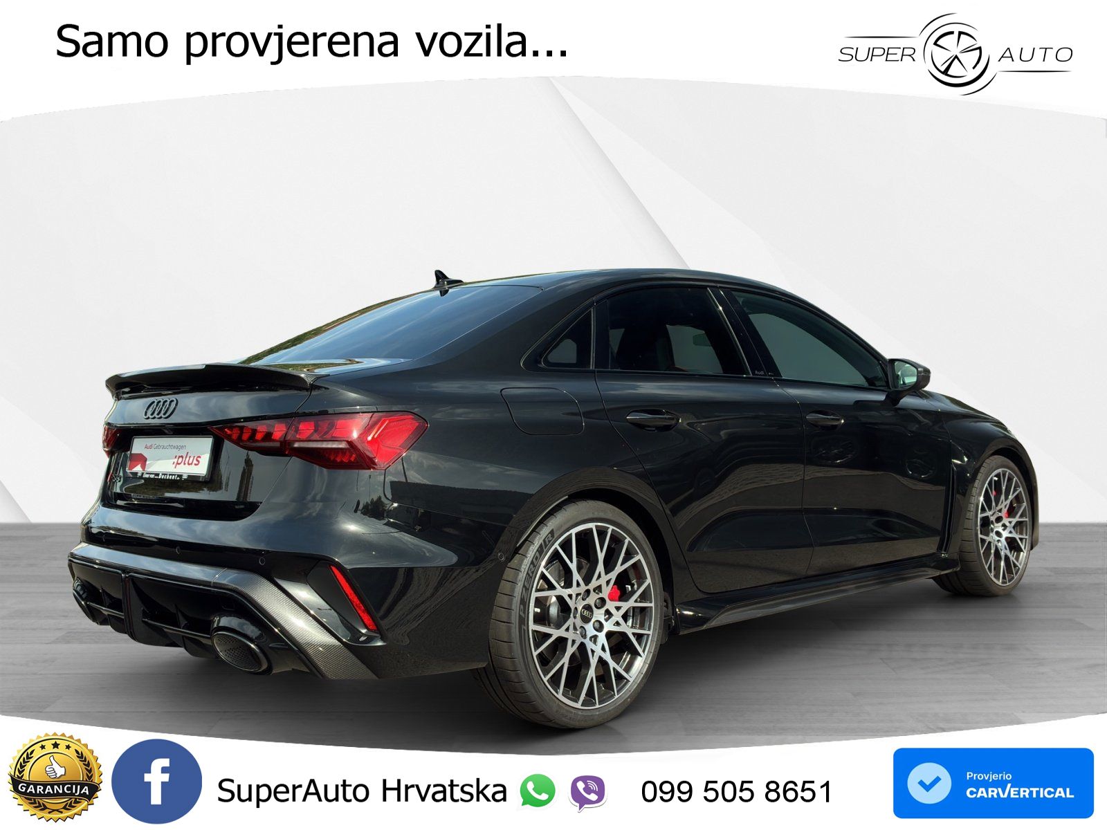 Audi RS3 Sedan 2.5 TFSI (400 KS) quattro S tronic LED+GR SJED+ACC