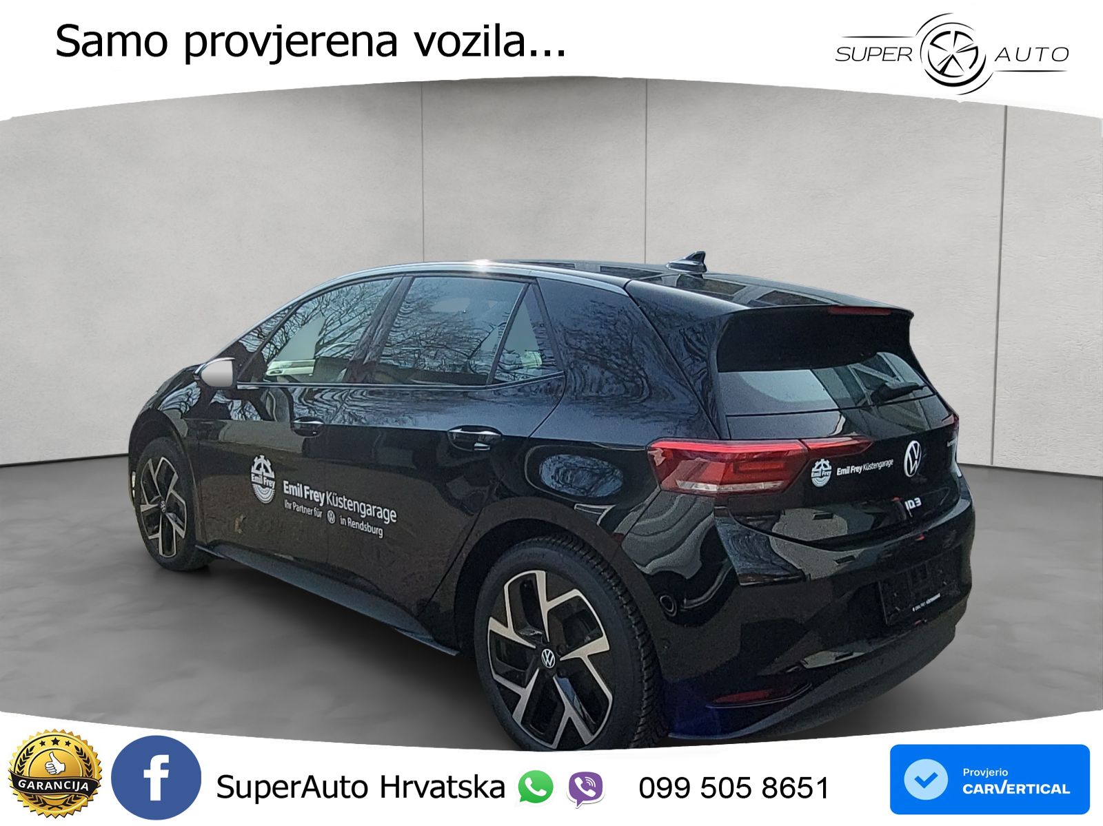 Volkswagen ID.3 Pro 62 kWh (204 KS)