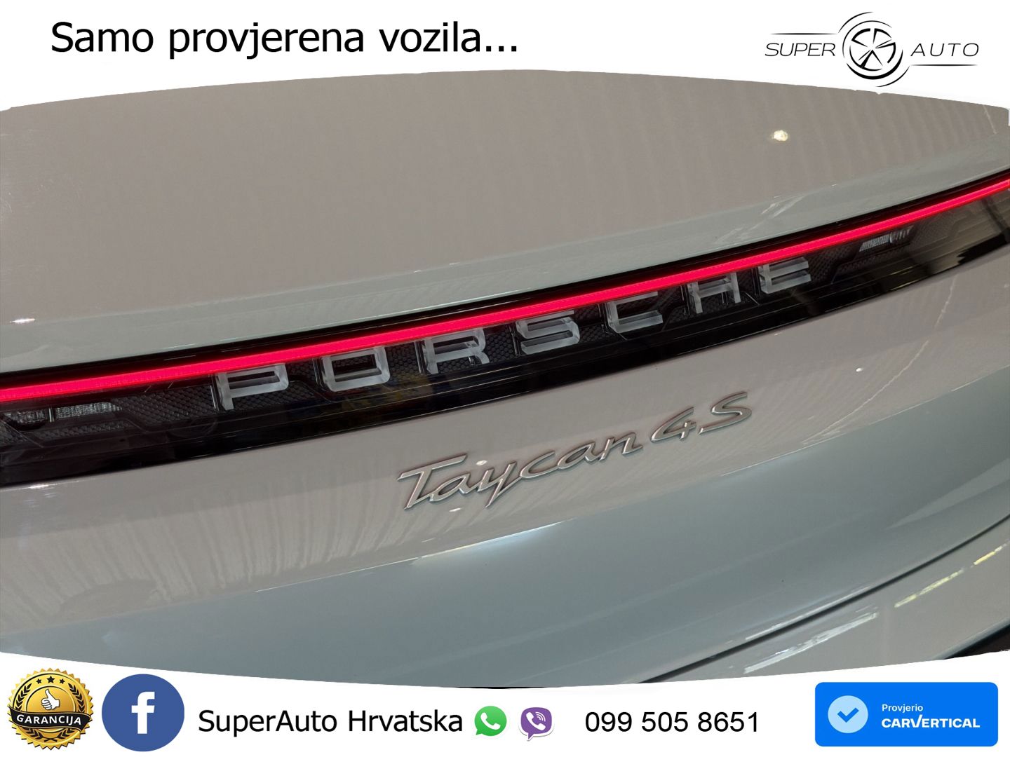 Porsche Taycan Sport Turismo 4S 105 kWh (598 KS)