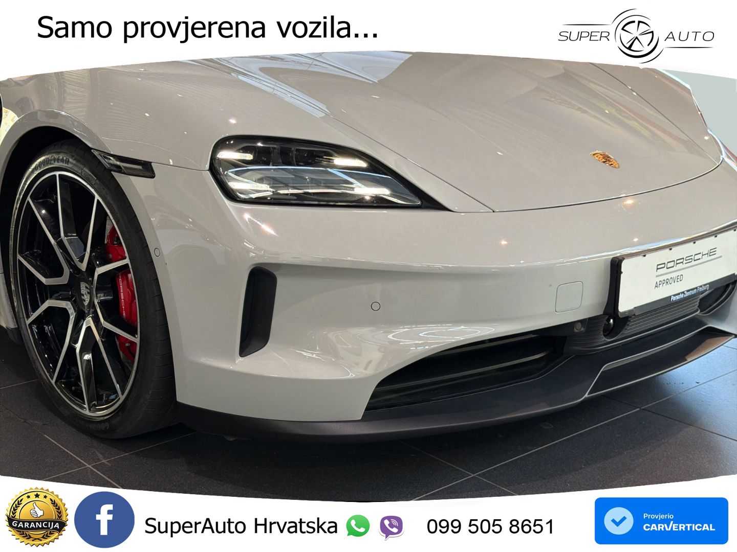 Porsche Taycan Sport Turismo 4S 105 kWh (598 KS)