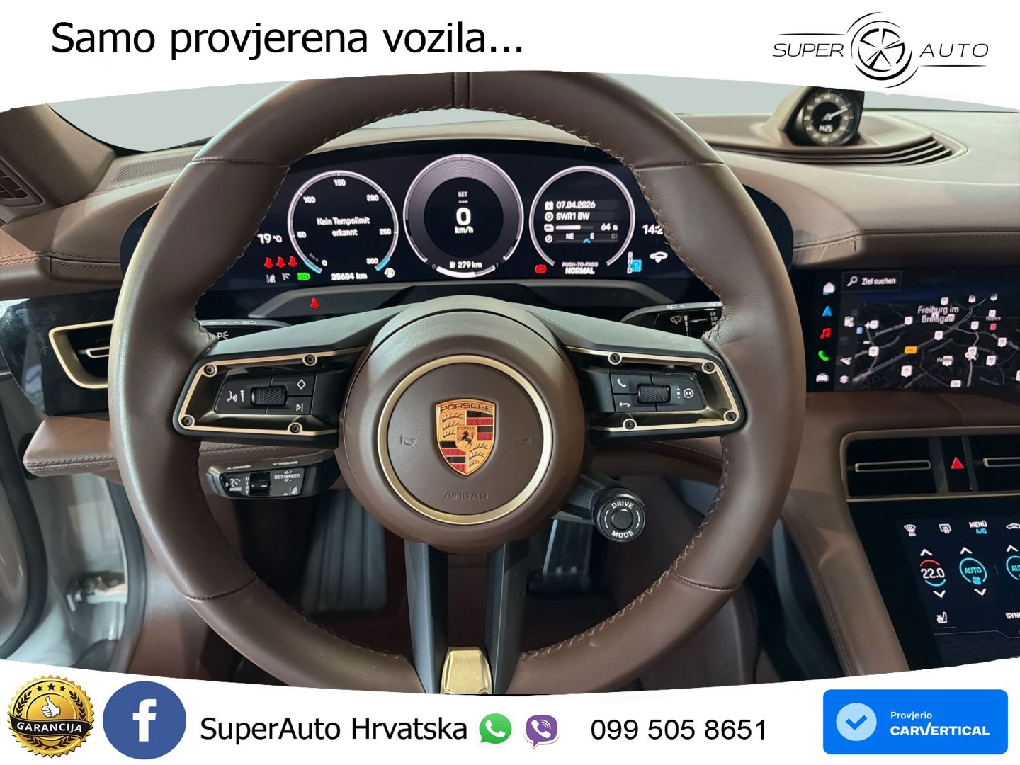 Porsche Taycan Sport Turismo 4S 105 kWh (598 KS)
