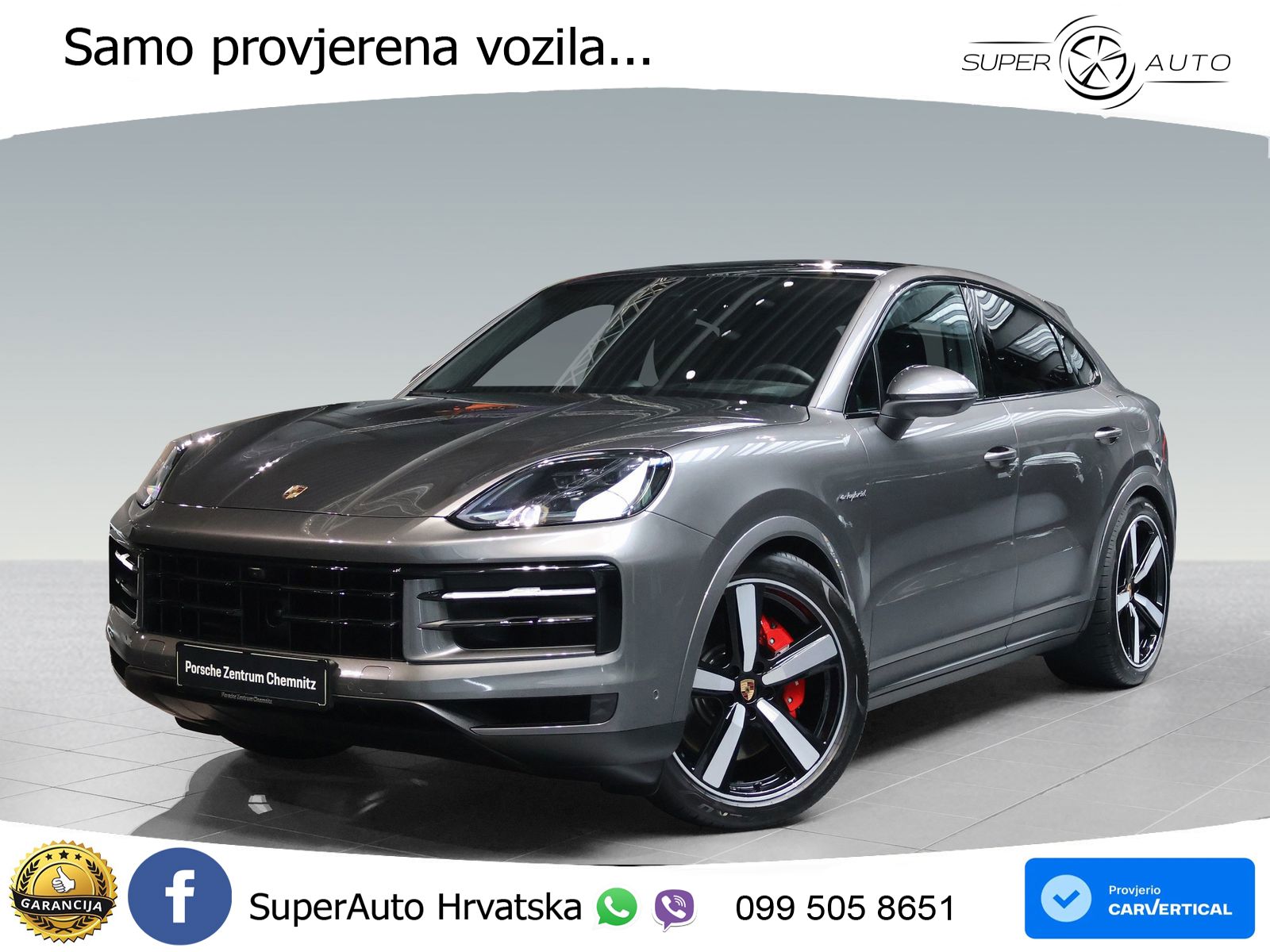 Porsche Cayenne Coupe S 3.0 V6 (519 KS) E-Hybrid Tiptronic S