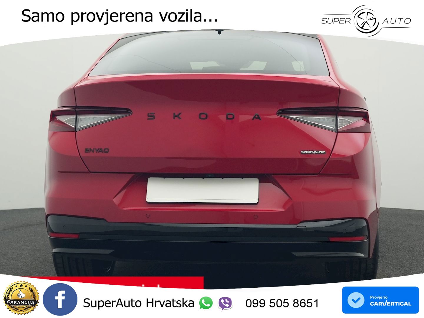 Škoda Enyaq Coupe iV 85 82 kWh (286 KS) SportLine LED+GR SJED+ACC