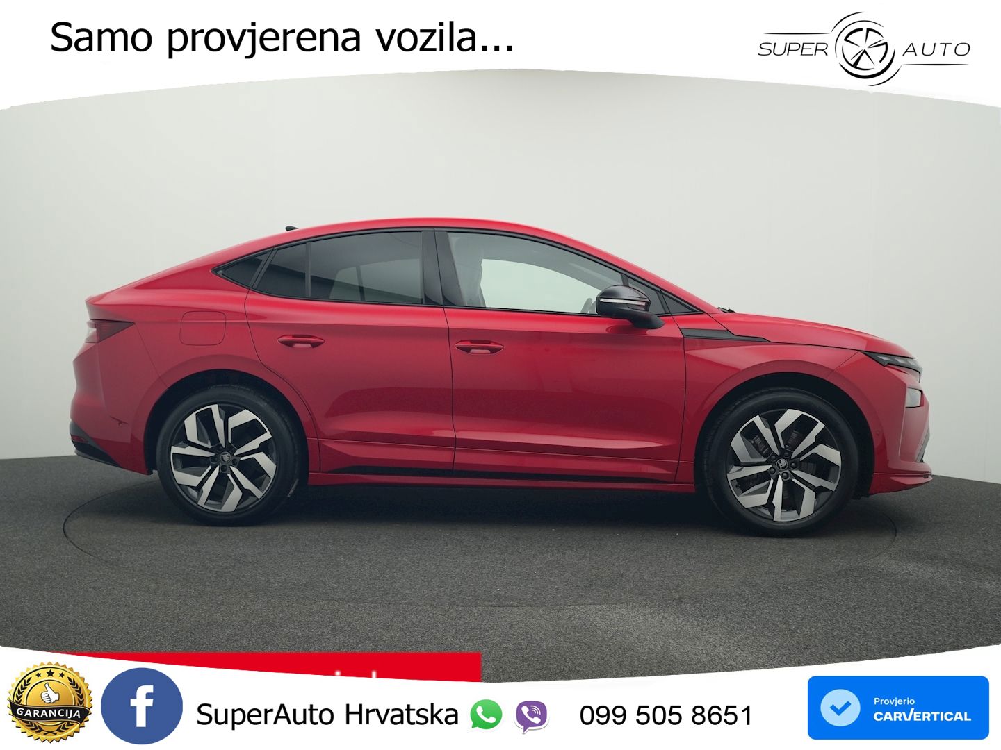 Škoda Enyaq Coupe iV 85 82 kWh (286 KS) SportLine LED+GR SJED+ACC