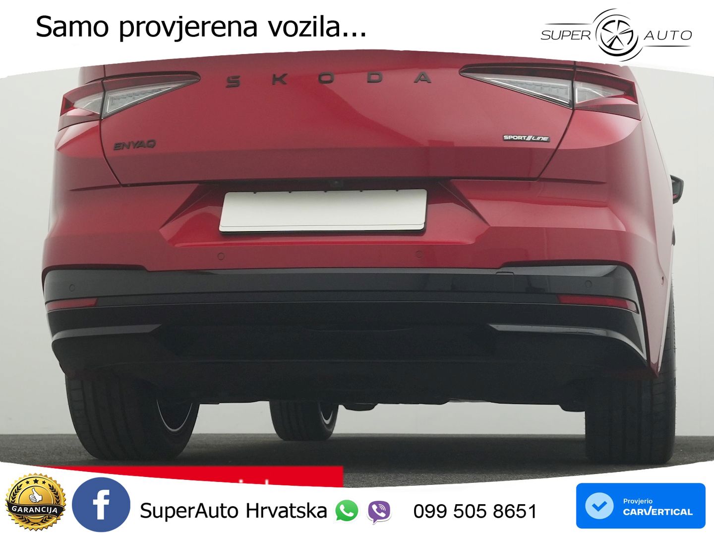 Škoda Enyaq Coupe iV 85 82 kWh (286 KS) SportLine LED+GR SJED+ACC