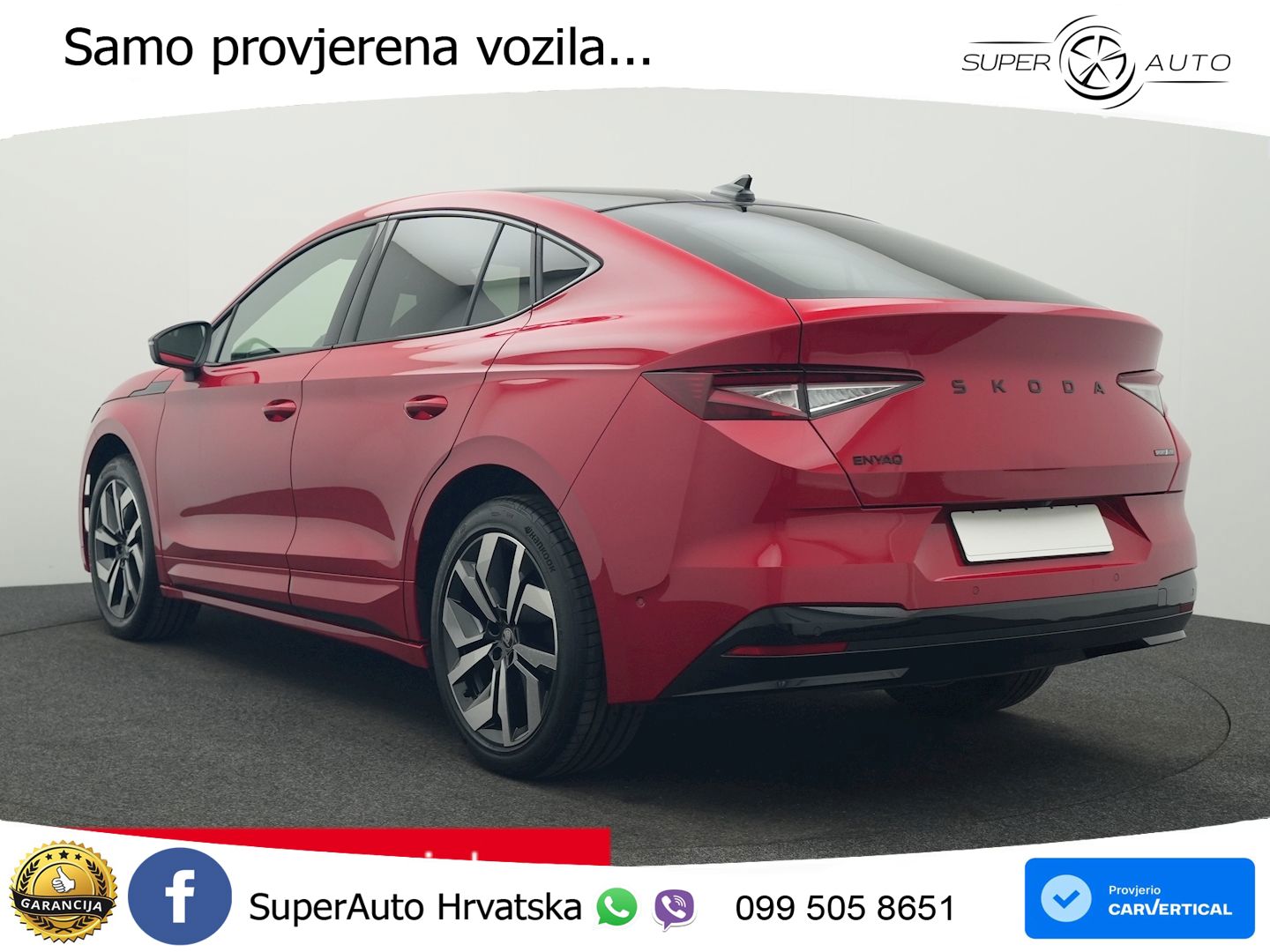 Škoda Enyaq Coupe iV 85 82 kWh (286 KS) SportLine LED+GR SJED+ACC