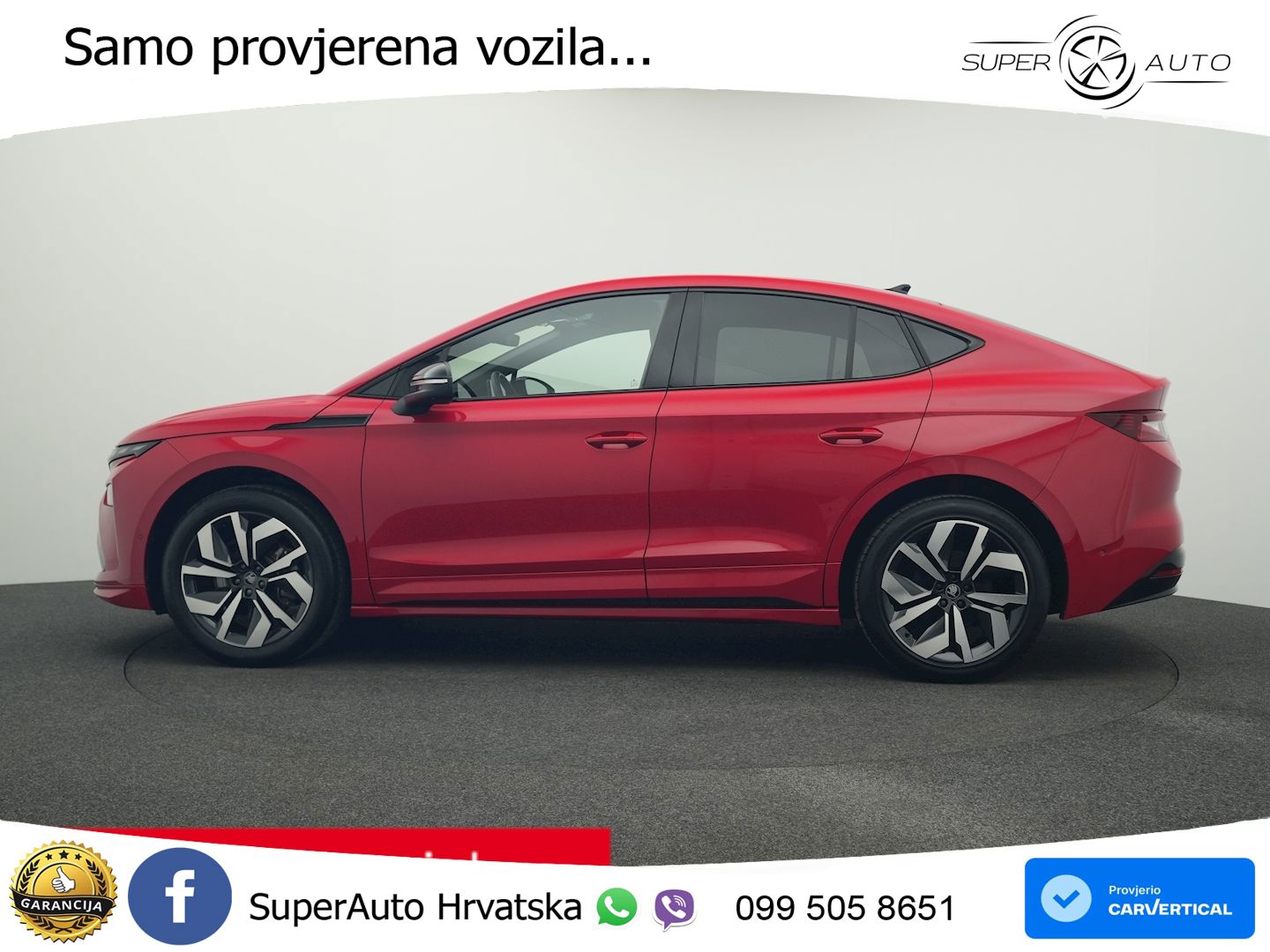 Škoda Enyaq Coupe iV 85 82 kWh (286 KS) SportLine LED+GR SJED+ACC