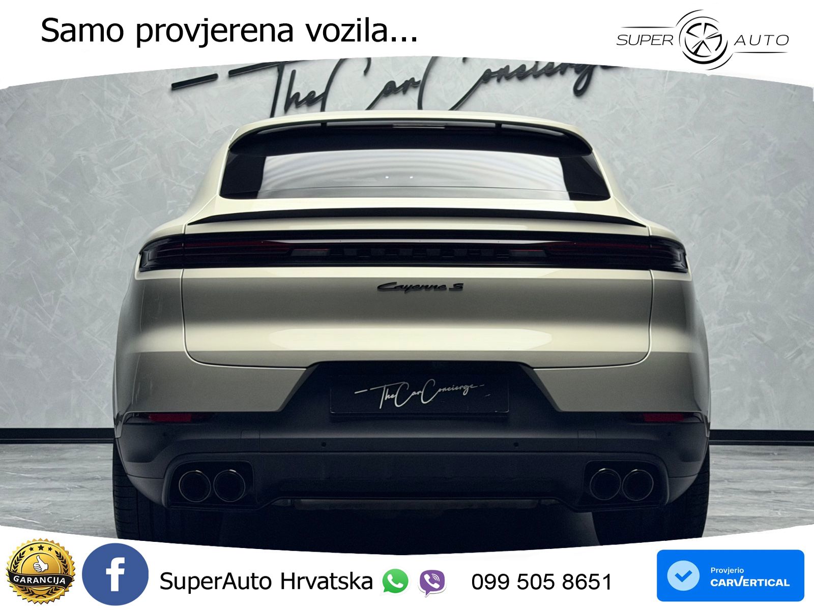 Porsche Cayenne Coupe S 4.0 V8 (474 KS) Tiptronic S LED+GR SJED+ACC