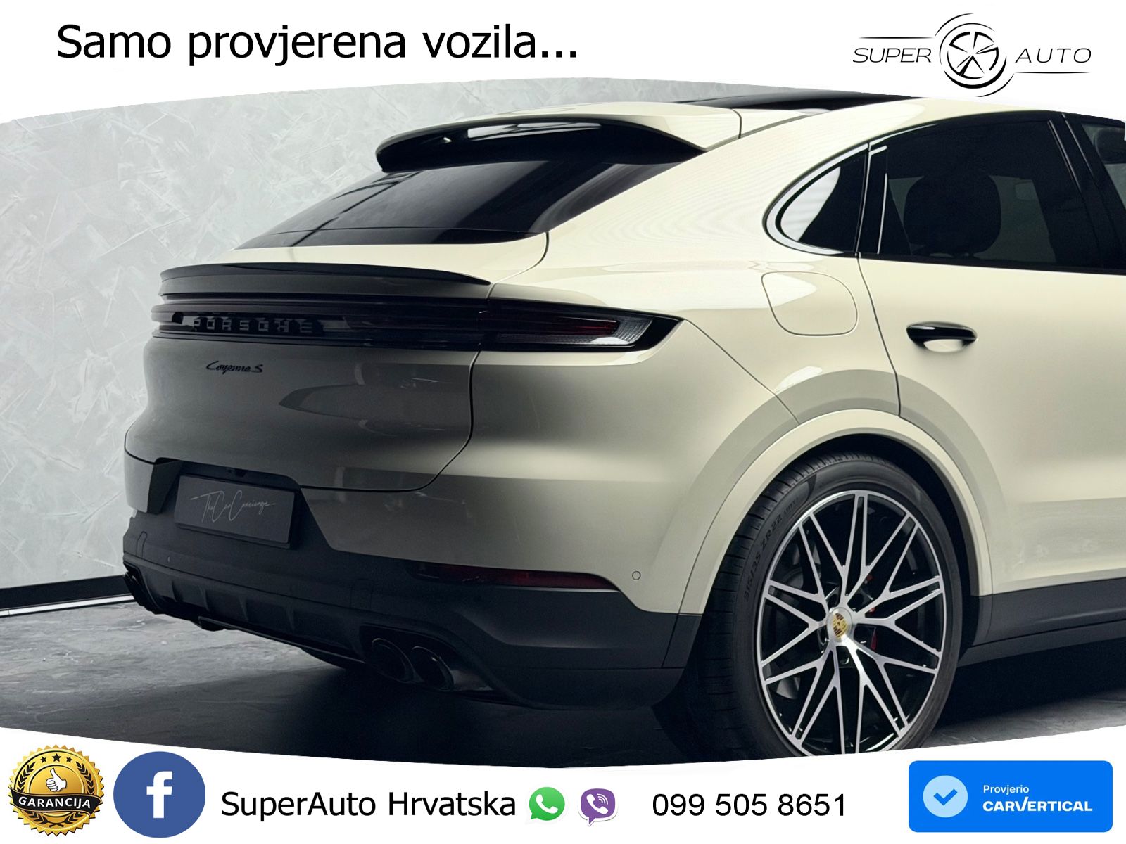 Porsche Cayenne Coupe S 4.0 V8 (474 KS) Tiptronic S LED+GR SJED+ACC
