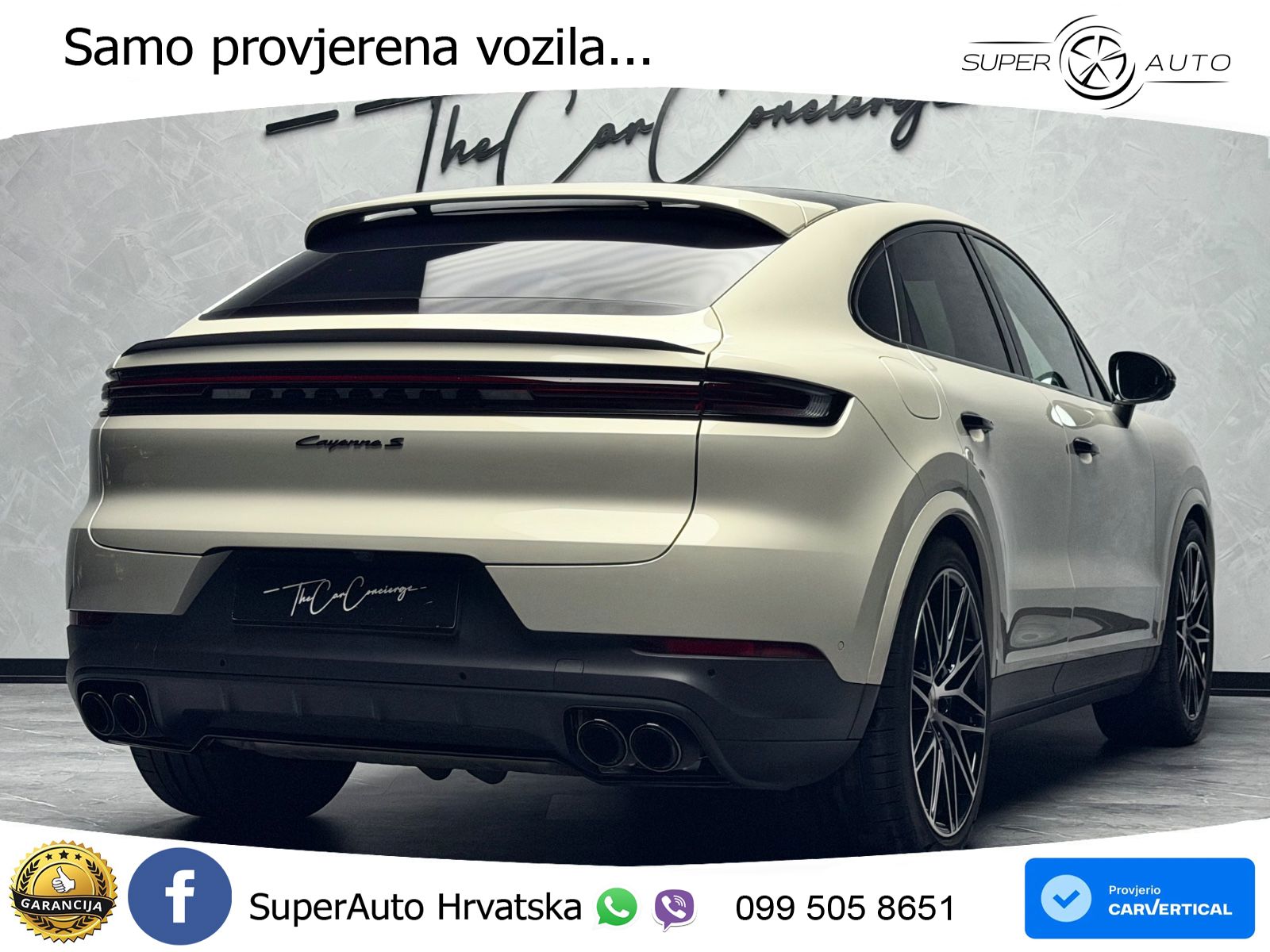 Porsche Cayenne Coupe S 4.0 V8 (474 KS) Tiptronic S LED+GR SJED+ACC