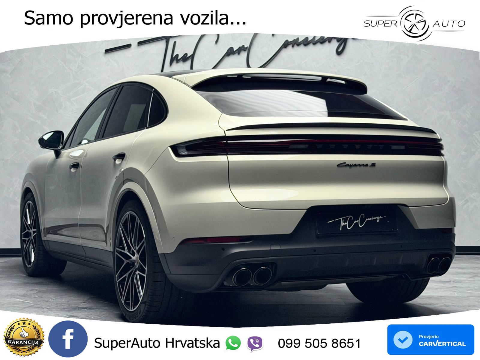 Porsche Cayenne Coupe S 4.0 V8 (474 KS) Tiptronic S LED+GR SJED+ACC
