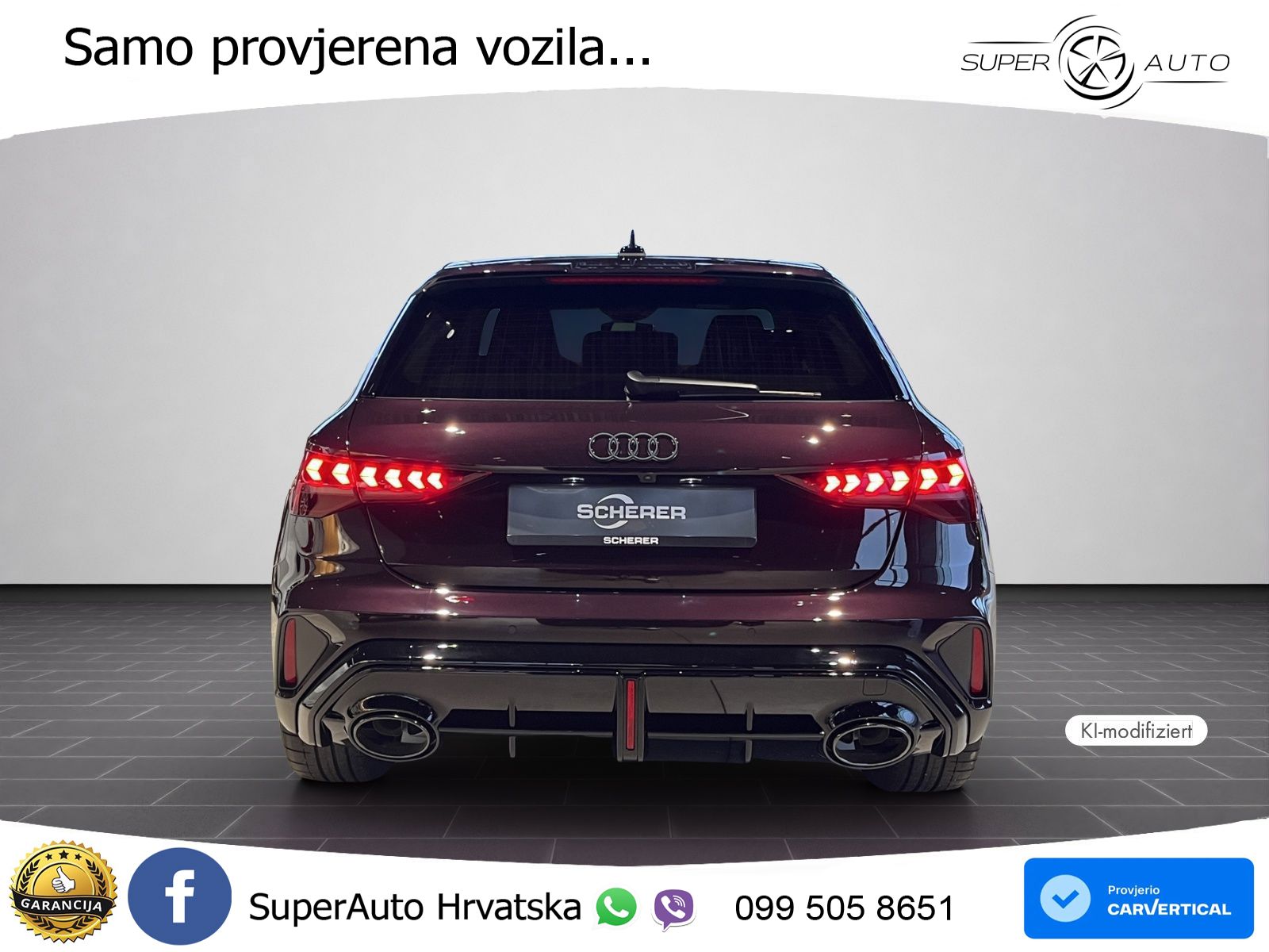 Audi RS3 Sportback 2.5 TFSI (400 KS) quattro S tronic LED+GR SJED+ACC