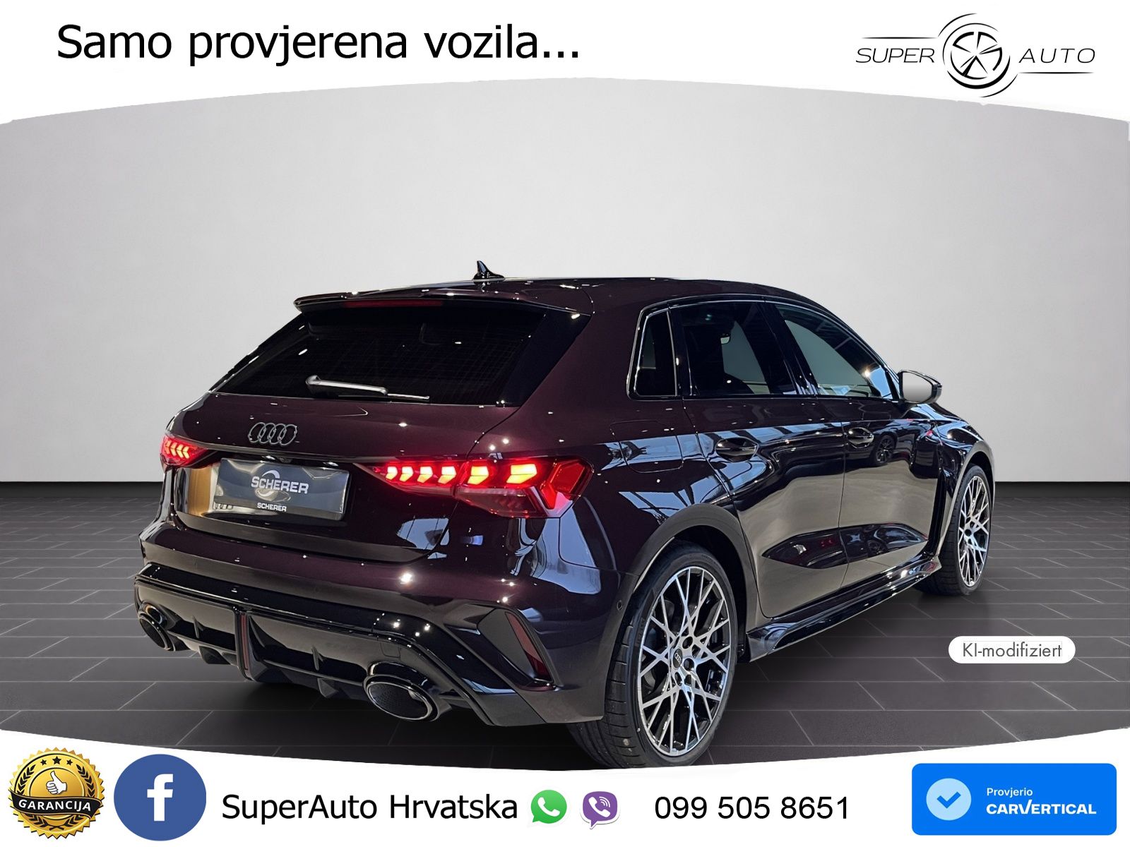Audi RS3 Sportback 2.5 TFSI (400 KS) quattro S tronic LED+GR SJED+ACC