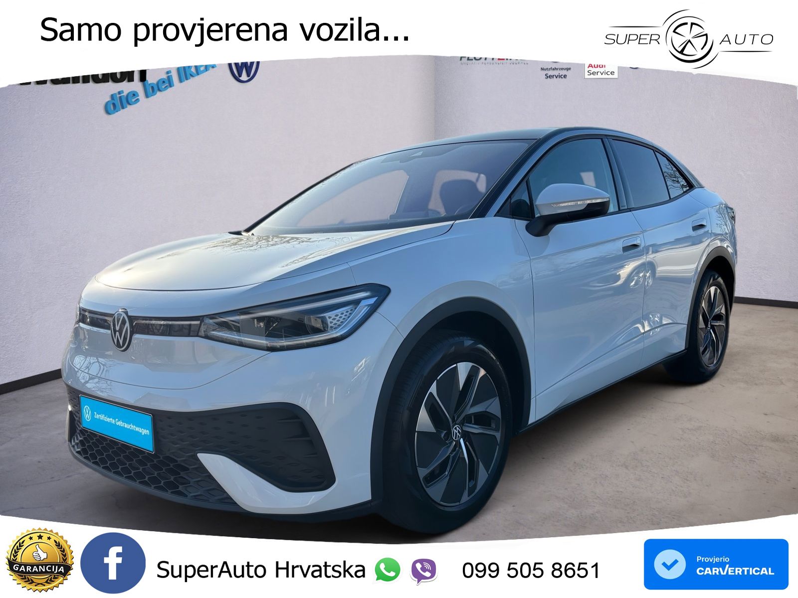 Volkswagen ID.5 Pure 55 kWh (170 KS) LED+GR SJED+ACC