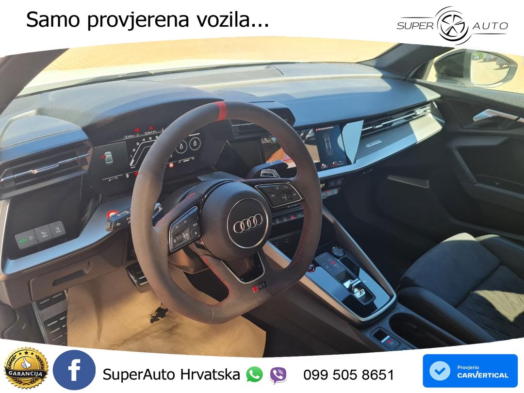Audi RS3 Sedan 2.5 TFSI (400 KS) quattro S tronic LED+GR SJED+ACC