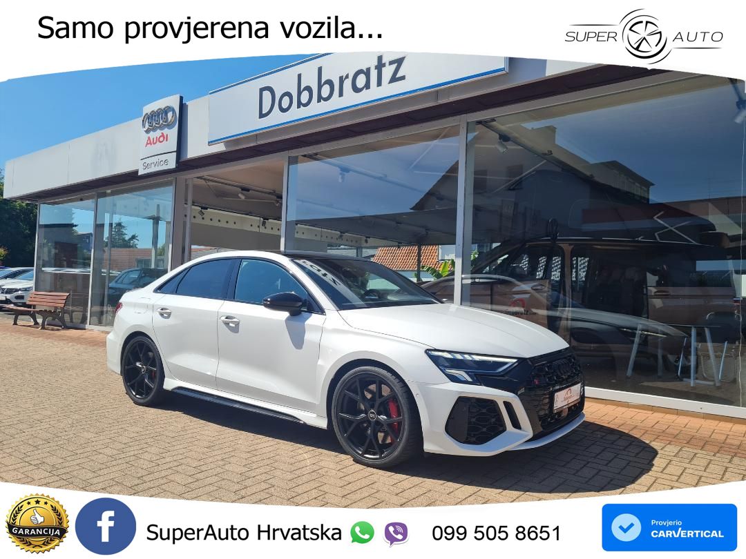 Audi RS3 Sedan 2.5 TFSI (400 KS) quattro S tronic LED+GR SJED+ACC