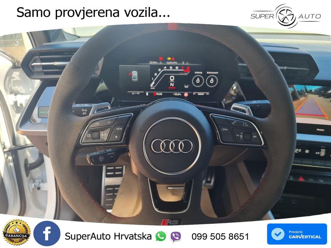 Audi RS3 Sedan 2.5 TFSI (400 KS) quattro S tronic LED+GR SJED+ACC