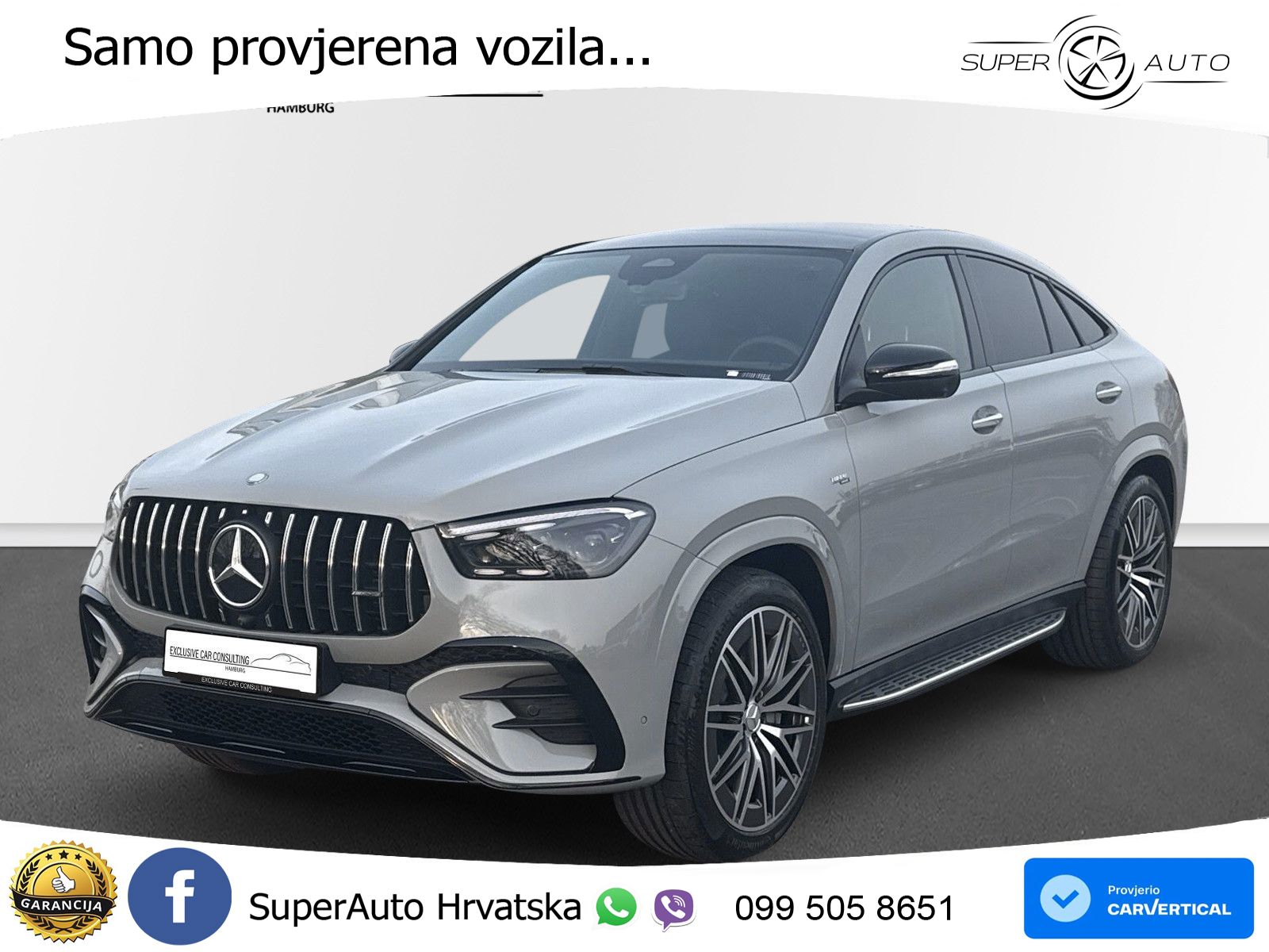 Mercedes AMG GLE Coupe 53 (435 KS) EQ Boost 4MATIC+ AMG SPEEDSHIFT TCT 9G LED+GR SJED+ACC