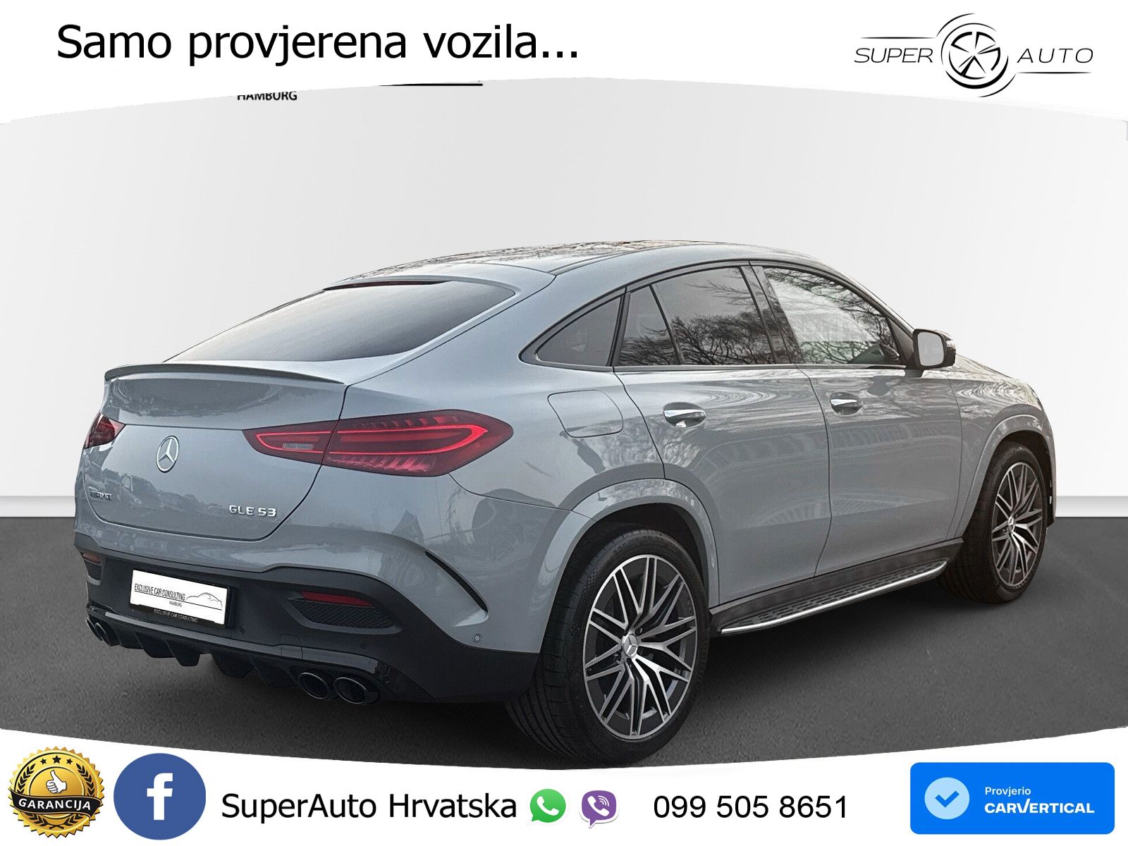 Mercedes AMG GLE Coupe 53 (435 KS) EQ Boost 4MATIC+ AMG SPEEDSHIFT TCT 9G LED+GR SJED+ACC