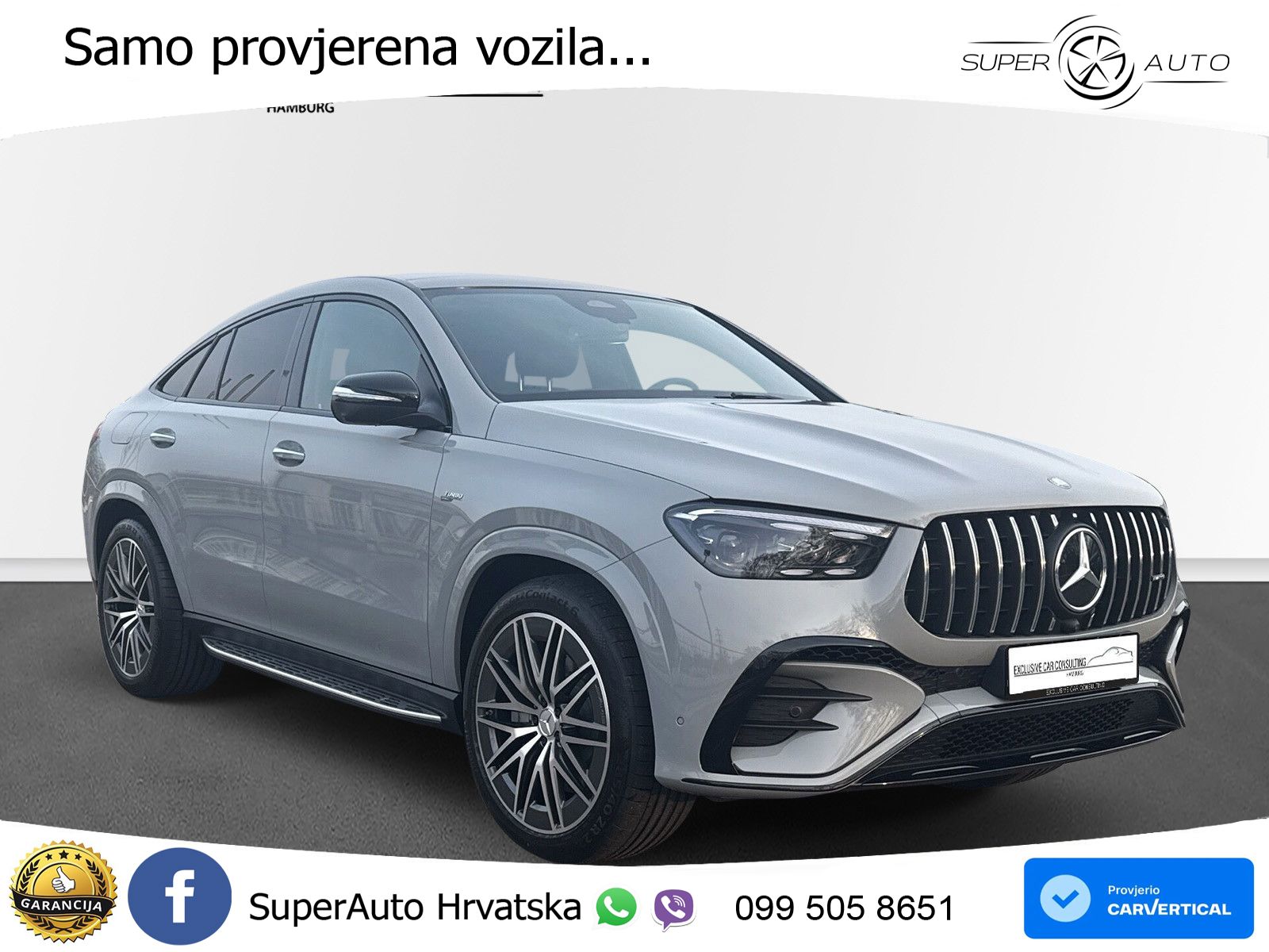 Mercedes AMG GLE Coupe 53 (435 KS) EQ Boost 4MATIC+ AMG SPEEDSHIFT TCT 9G LED+GR SJED+ACC
