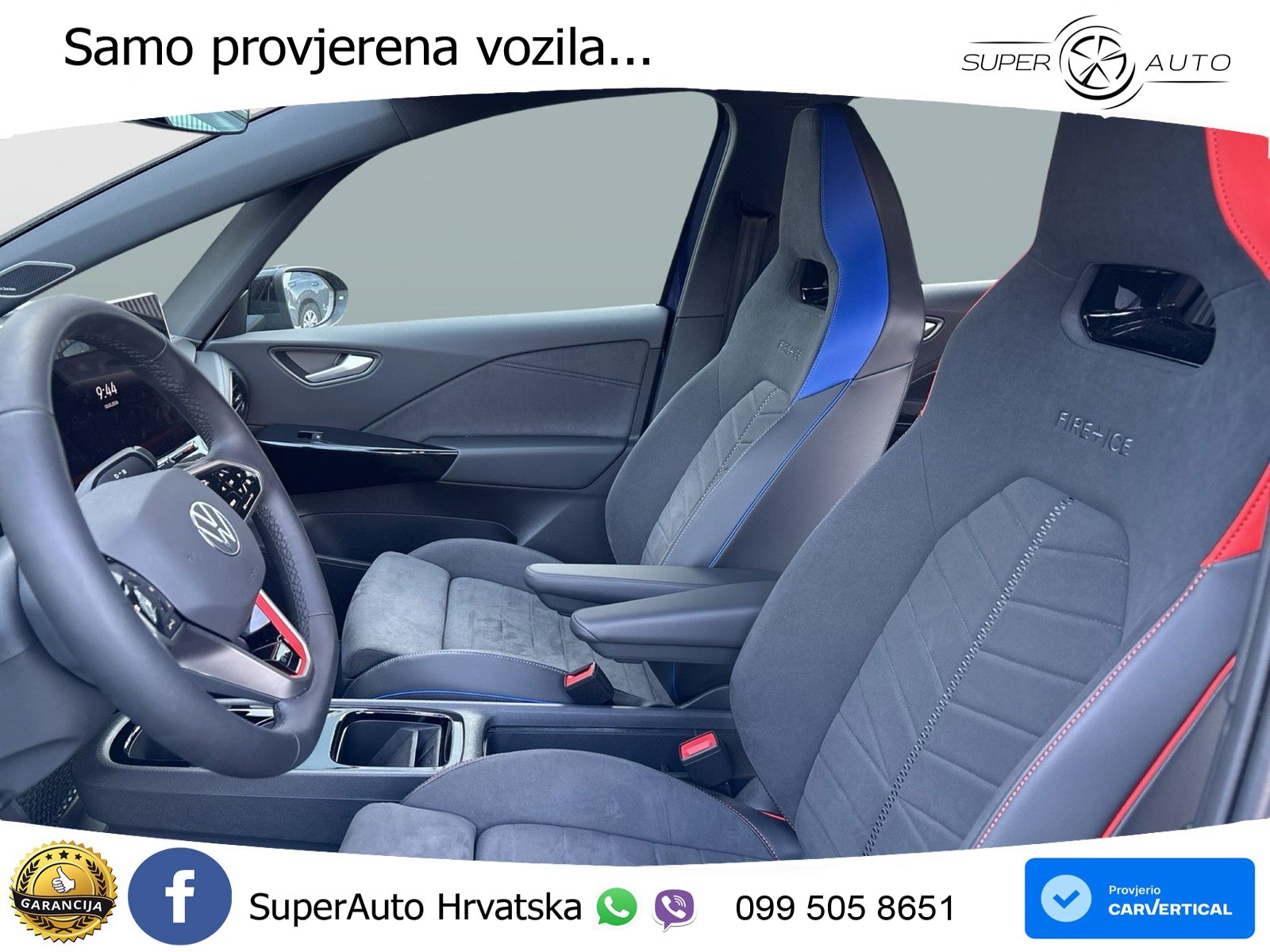 Volkswagen ID.3 GTX Performance 84 kWh (326 KS) LED+GR SJED+ACC