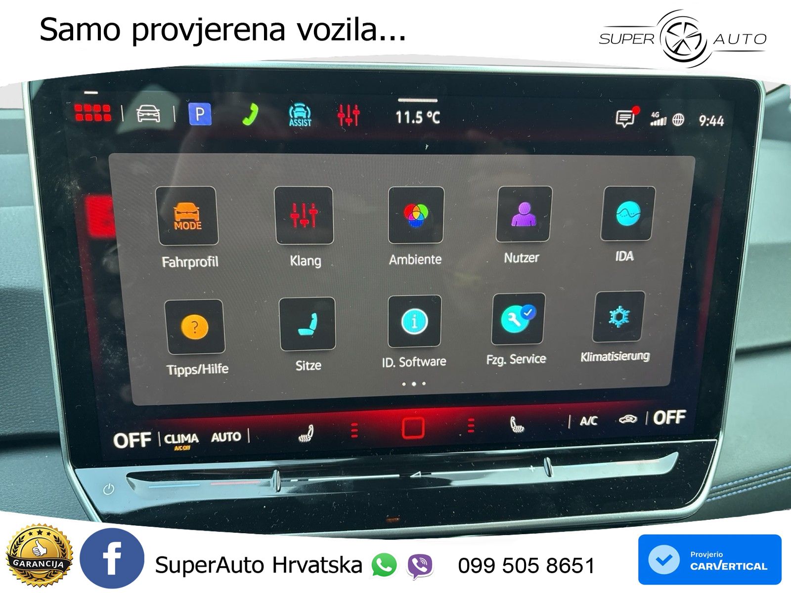 Volkswagen ID.3 GTX Performance 84 kWh (326 KS) LED+GR SJED+ACC